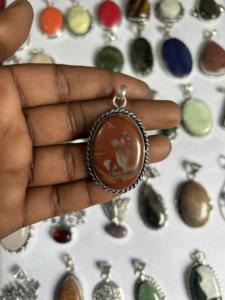 AAA+ Grade Handmade Gift Jewelry Unique Designs Natural Stones Mix Pendants with G.S Plating <b>Memorial</b> Gifts Natural <b>Stone</b> - Product Image 4