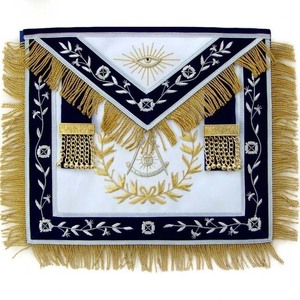 <b>white</b> Masonic Regalia Masonic Cuffs - Product Image 4