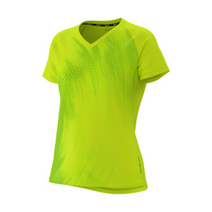 <b>Women's</b> <b>Neon</b> Training T-<b>Shirt</b>-Breathable Cotton Fitted Sport Top - Product Image 1