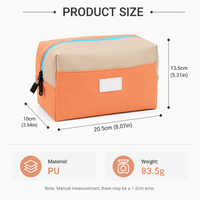 Grande trousse de maquillage de voyage en PU, organiseur de cosmétiques, trousse de toilette étanche, sac de rangement portable pour femmes