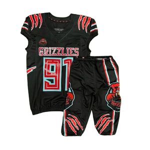 เสื้อฟุตบอลอเมริกันแบบสั่งทำพิเศษ ไซส์พลัส ระบายอากาศได้ดี แห้งเร็ว ยืดหยุ่นได้ ผลิตจากโพลีเอสเตอร์ 100% ชุดฟุตบอลสำหรับผู้ใหญ่แบบยูนิเซ็กซ์ - Product Image 6