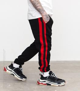 2025 nueva moda al por mayor personalizado de alta calidad joggers hombres mujeres unisex hombres pantalones de chándal raya lateral - Product Image 3