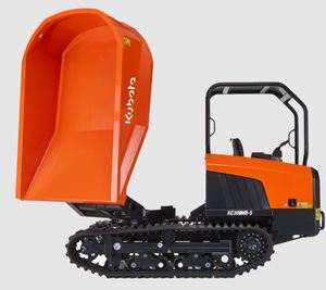 Buy reliable Kubota <b>tracked</b> compact <b>dumper</b> models featuring 700 kg payload capacity and a 20 horsepower diesel engine - Product Image 6