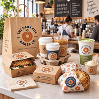 Gobelets en papier AT PACK pour matcha avec impression de logo personnalisé, gobelets jetables pour matcha, gobelets en plastique et fournitures d'emballage pour café