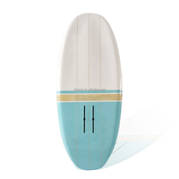 Planche de surf dure en fibre de carbone Hydrofoil Downwind SUP Board avec pagaie sur pied pour le surf et la pêche en eau océanique