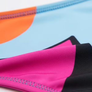 Bikini réversible ensemble femmes Spandex Nylon sérigraphie maillots de bain Double face porter plage maillot de bain pour les vacances d'été - Product Image 5