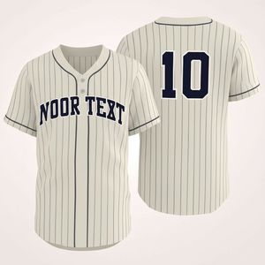 Logo personnalisé maillot de baseball bleu chemises de baseball personnalisées uniforme de baseball pour garçons - Product Image 5