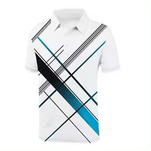 Camiseta Polo de Algodón 100% para Hombre, Sublimada, Ajuste Holgado, Estampada, Nuevo Modelo, Alta Demanda, Diseño Único - Product Image 1