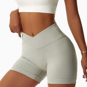 Shorts de yoga les plus populaires pour femmes, vêtements décontractés, shorts de yoga confortables et respirants pour femmes avec couleur et taille personnalisées - Product Image 5