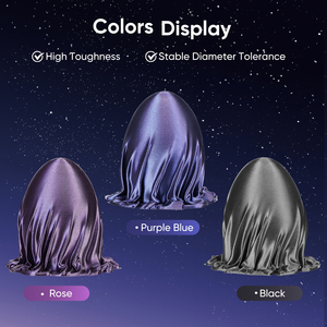 Fil <span class=keywords><strong>PLA</strong></span> triple couleur ERYONE Burnt Titanium <span class=keywords><strong>Rose</strong></span> Noir Bleu Violet 1,75 mm 1 kg Plastique Fil <span class=keywords><strong>PLA</strong></span> Caméléon <span class=keywords><strong>PLA</strong></span> - Product Image 2