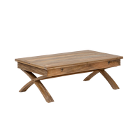 Table basse extensible en bois de manguier Luce