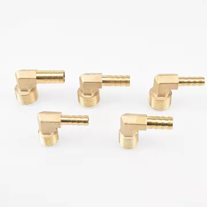 Messing Elleboogconnector Adapterfitting, 90 Graden Pagode, Slang Met Weerhaken 14Mm Naar G3/8 Mannelijke Pijpdraad - Product Image 2