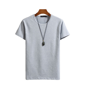 T-shirts pour hommes de meilleure qualité Meilleure vente Respirant Séchage rapide Polyester/Coton Coupe régulière Couleur unie - Product Image 4