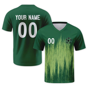 Custom Green Football <b>Training</b> Jersey Personalized Soccer <b>Vest</b> with Name & Number for Women <b>Men</b> Youth Top Fan - Product Image 1