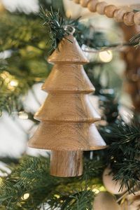 Ornement mural en bois fait main pour sapin de Noël, matériau naturel, avantage direct d'usine pour la maison ou les fêtes - Product Image 3