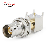 Connecteur CBBJR79-E1 1553B Triaxial TRB-KWE BNC femelle à angle droit, boîtier en cuivre à contact doré, IP55, adaptateur à trois verrous