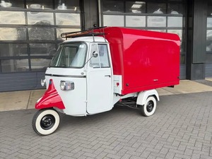 Remorque alimentaire vintage à 3 roues, carrosserie en acier motorisée, 4,8 m, résistante à la rouille, remorquable, avec four à pizza, pour usage extérieur, garantie 3 ans - Product Image 2