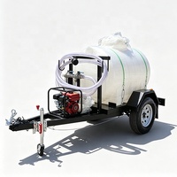 Remorque avec réservoir d'eau de 1000 litres