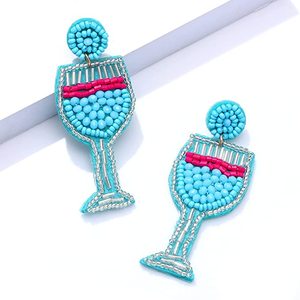 Boucles d'oreilles perles de rocaille perlées dernière conception bohème bijoux boucles d'oreilles faites à la main fête porter goutte boucles d'oreilles cadeau pour les femmes - Product Image 6