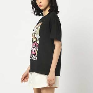 Doux et confortable col rond décontracté coupe décontractée personnalisé femmes t-shirt léger été femmes t-shirt - Product Image 2