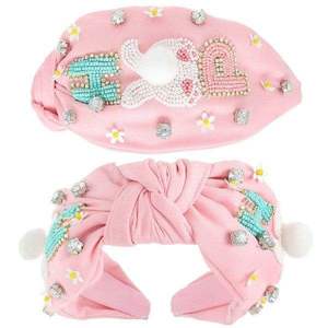 Bandeau pour cheveux en perles fait main de qualité supérieure, élégant accessoire pour cheveux pour femmes, pour les fêtes et les mariages à prix avantageux - Product Image 5