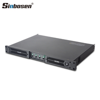 Amplificateur K4-1000 4 canaux Puissance audio Multicanal Professionnel Son Audio 4Ch 1000W Slim Digital Class Damplifier