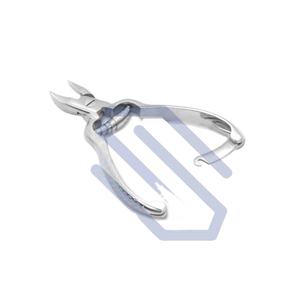 4.5" Toe Nail Nipper with Sfatey Lock Pedicure Beauty Cutter Stainless Steel Manicure <b>Scissors</b> Lap Joint Barrel Spring Handle - Product Image 1