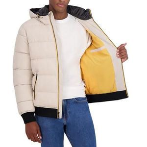 Nouvelles vestes matelassées pour hommes de haute qualité et élégantes 2026 avec col montant et logo frontal, séchage rapide et respirantes - Product Image 1