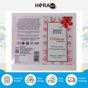 ฉลากดิจิทัลสำหรับขวดแชมพูดอกชบาคุณภาพมาตรฐานสูง ได้รับความนิยมสูง สำหรับรายละเอียดสินค้าและสร้างแบรนด์ ผลิตจากประเทศอินเดีย - Product Image 2