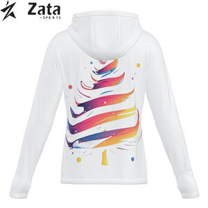 Hiver Mode Hommes Distressed Graphic Pullover Hoodie DTG Print Torn Hip Pop Custom Logo Full Size Custom Colors - Product Image 3