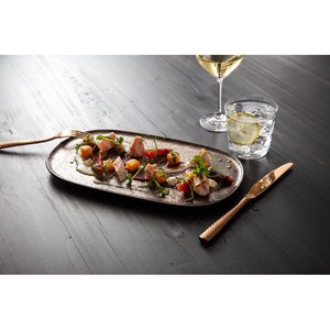 Ensemble de couverts à texture de doublure noire dorée en acier inoxydable poli à miroir pour hôtel, maison, cuisine, table à manger de luxe, fêtes - Product Image 2