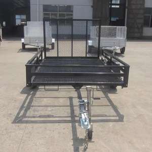 Semi-remorque à plateau plat de 40 pieds, 60 pieds, 2-3 tonnes, taille personnalisable, 3/4/5 essieux, remorque à benne basculante utilitaire de qualité supérieure - Product Image 2