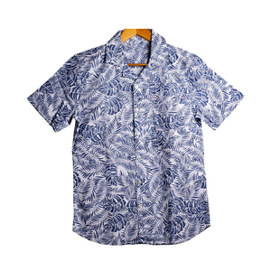 2025 nouveau haute qualité imprimé hawaïen chemises décontractées respirant tissu tricoté été plage Style décontracté poitrine respirant - Product Image 5