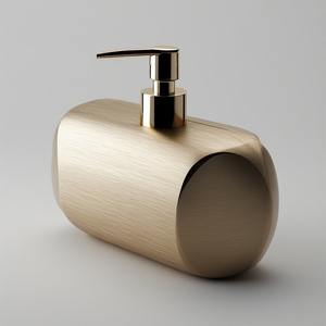 Distributeur de savon en acier inoxydable et marbre contemporain pour les intérieurs minimalistes, offrant un flux fluide et une fabrication magnifique - Product Image 3