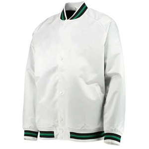 Varsity-Chaquetas de Satén Transpirables para Hombre, Chaqueta Varsiti Bomber con Logotipo Personalizado, Ropa de Calle, Estilo OEM - Product Image 3