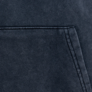 Sweat-shirts à capuche personnalisés pour hommes de haute qualité, imprimés, unis, style vintage, délavés à l'acide, 370 g/m², écologiques, pour l'automne - Product Image 2