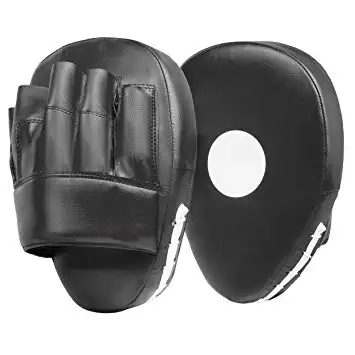 Almohadilla de enfoque de entrenamiento, PU guante de boxeo de cuero, guante de mano, almohadilla de punzón de enfoque para entrenamiento de Karate MMA