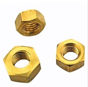 Écrous hexagonaux en laiton personnalisés de haute qualité B M6 M12 Écrous hexagonaux standard Iso4032 Din934 - Product Image 4