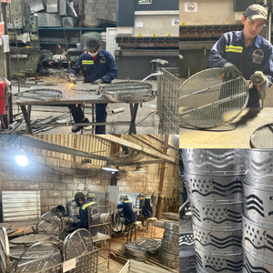 Station de cuisson BBQ d'extérieur, plancha, barbecue, four à pizza au feu de bois, brûleur wok avec grille de cuisson, table à poker - Product Image 5