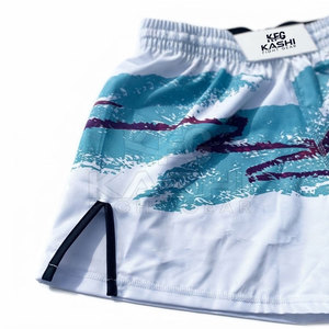 Schnelltrocknende KASHI FIGHT GEAR Muay Thai Shorts aus Leichtem Polyester/Nylon-Gewebe, Atmungsaktiv & Anpassbar für Fitnesstraining - Product Image 5