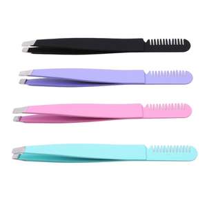 Nouveau pince à acné pointue pince à épiler en acier inoxydable aiguille greffage pince à cils dissolvant de points noirs outil d'extension de cils durable - Product Image 6