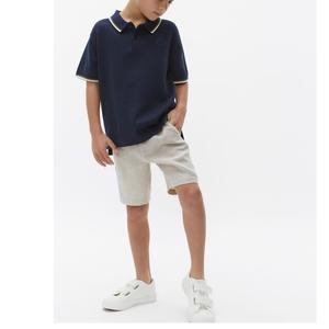 T-shirt col rond sur mesure pour enfants garçons filles été décontracté à manches courtes tissu de couleur unie pour un usage quotidien de BD - Product Image 6