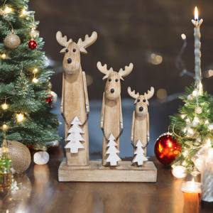 Décoration de Noël en bois faite à la main de meilleure qualité en gros pour le cadeau, décoration à la maison pour Noël - Product Image 1