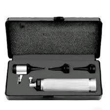 Ensemble ophtalmique portable Welch Allyn, ensemble d'instruments de fundoscopie, médecin ophtalmiste, métal vintage, plastique noir, type pistolet - Product Image 4