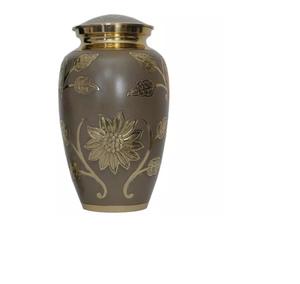 Urnas de cremación de metal Diseño personalizado Logotipo de estilo de color Suministros funerarios Venta al por mayor Urnas de animales para adultos humanos Urnas - Product Image 2