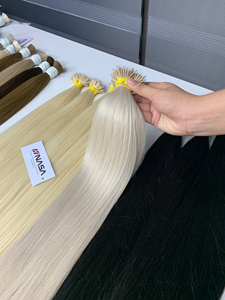 Extensions de cheveux humains 100% naturels, provenant d'un seul donneur, avec pointes nano, cheveux vierges de haute qualité. - Product Image 3