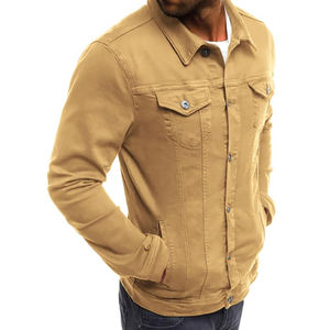 Factory Made Custom <b>Men's</b> Denim <b>Jacket</b> Classic <b>Trucker</b> Style Slim Fit Casual Outerwear Button Down Cowboy Cut Cotton Jean <b>Jacket</b> - Product Image 5