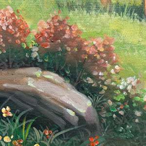 Dipinto a mano 100% dipinto a olio gesus 36in X 24in stile classico astratto con supporto per telaio in cotone - Product Image 2