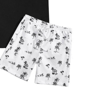 สินค้าใหม่ 2024 แฟชั่น 2 ชิ้นผู้ชายกางเกงขาสั้นชุดสําหรับฤดูร้อนกางเกงขาสั้นผู้ชายชุดโลโก้ที่กําหนดเองผู้ชายชุดสั้น - Product Image 6