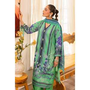 Traje de 3 Piezas sin Coser con Estampado Floral SD-52092 con Decoración de Botones - Product Image 2